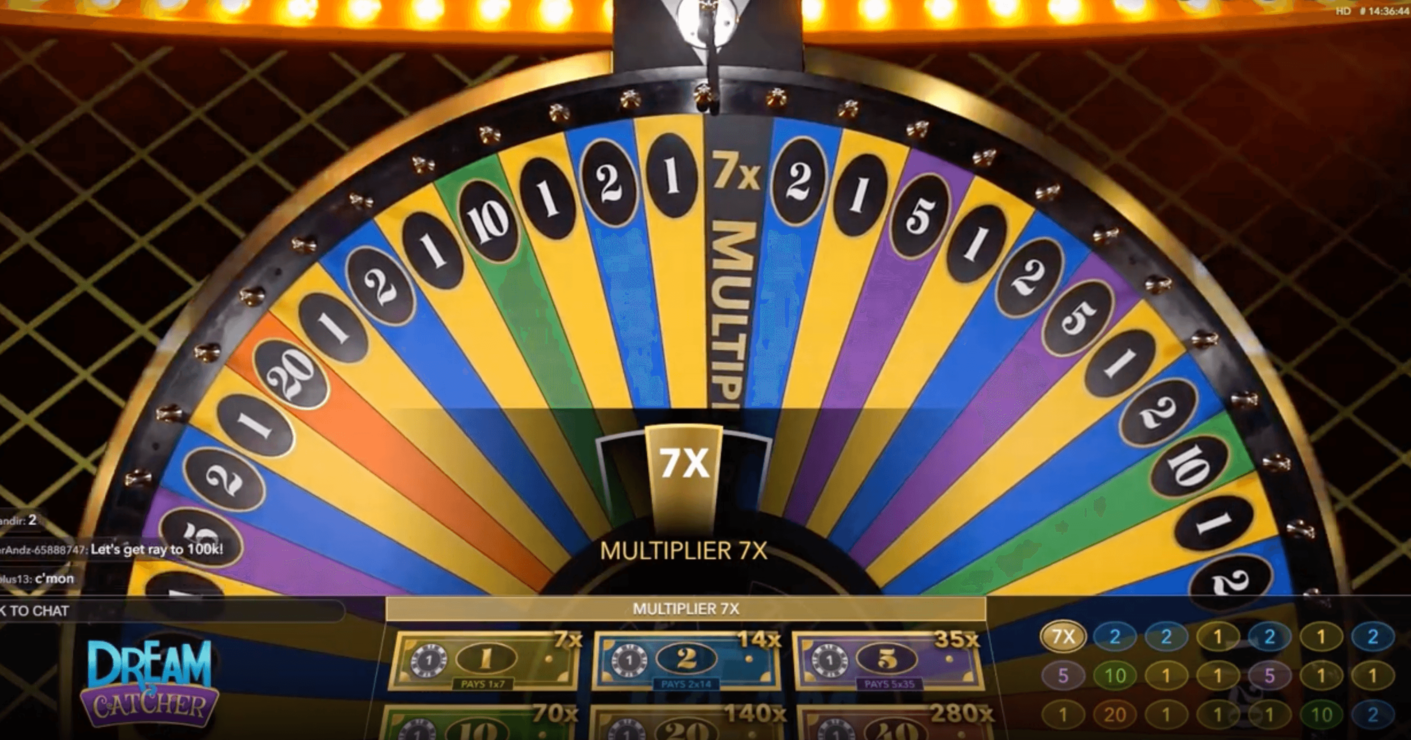 របៀបលេងហ្គេម Live Dream Catcher ដោយឥតគិតថ្លៃ និងបានលុយពិត image