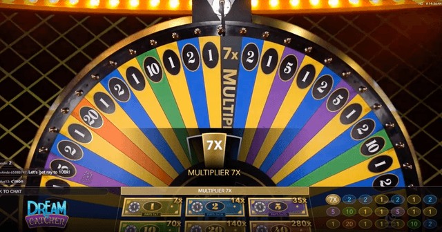 របៀបលេងហ្គេម Live Dream Catcher ដោយឥតគិតថ្លៃ និងបានលុយពិត image