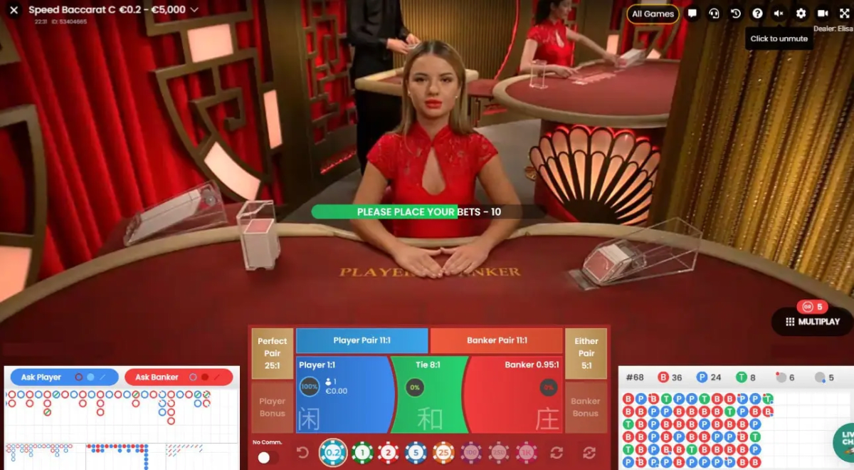 How to play speed baccarat in live casinos